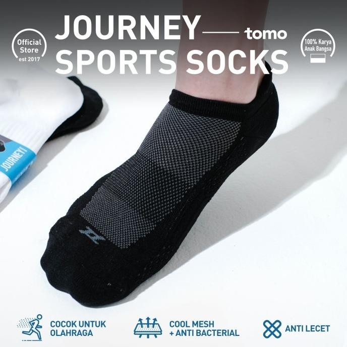 Miliki - Tomo Journey sports ankle socks - Black ~