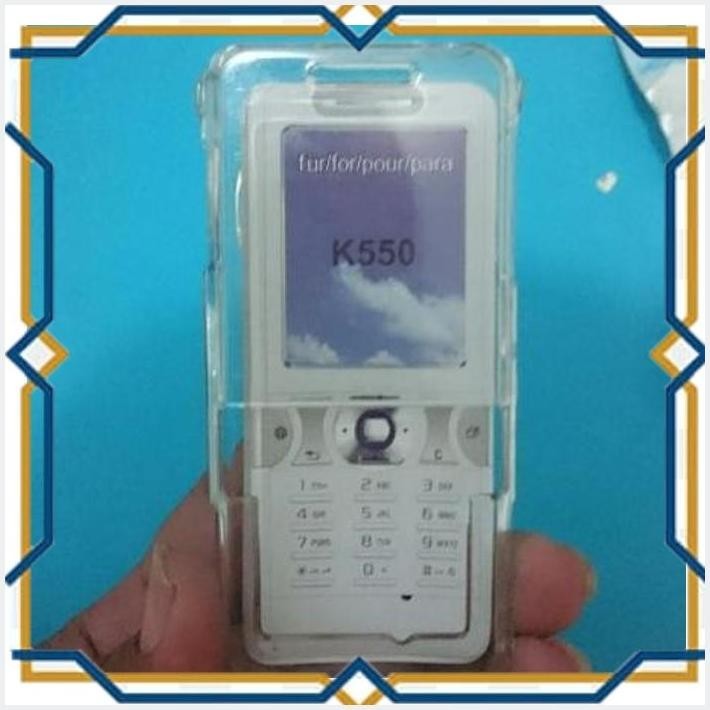 [ICH] CAVER SONY ERICSSON K550 SIBER, TIPIS/ HP JADUL