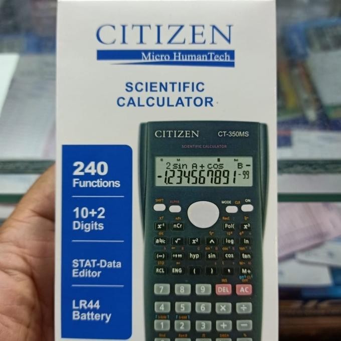 

Big Sale - Kalkulator Citizen CT 350MS Scientific / Calculator CT 350MS !