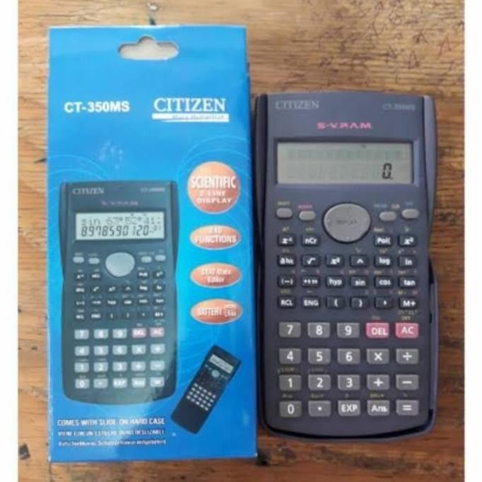 

Model Baru CITIZEN CT-350MS - Kalkulator Ilmiah / Scientific Calculator FX 350MS ,,