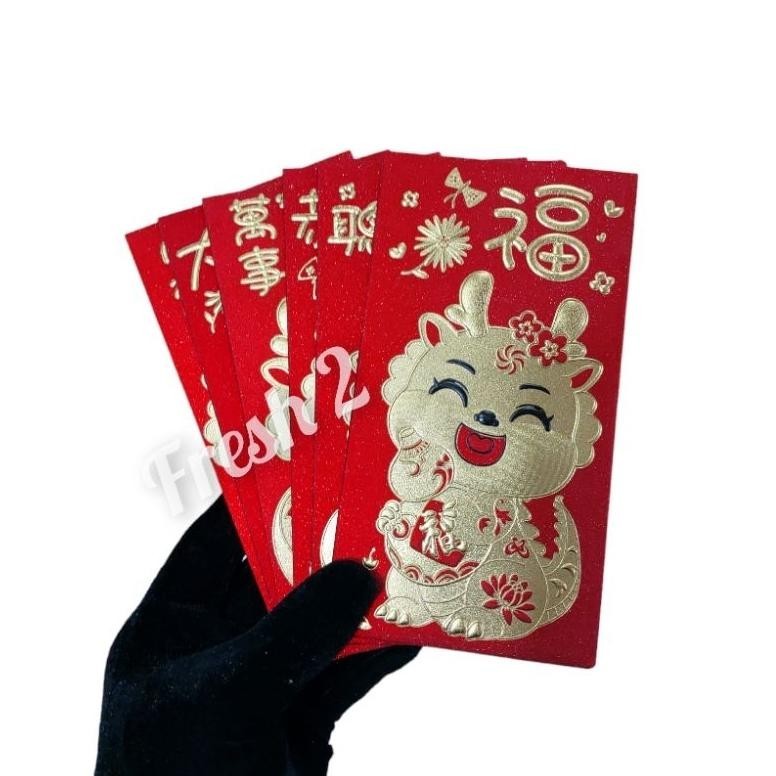 

Flash Sale Angpao Imlek Sio Naga Premium Terbaru Bahan Tebal Embos / Angpao Imlek Naga Bagus Promo