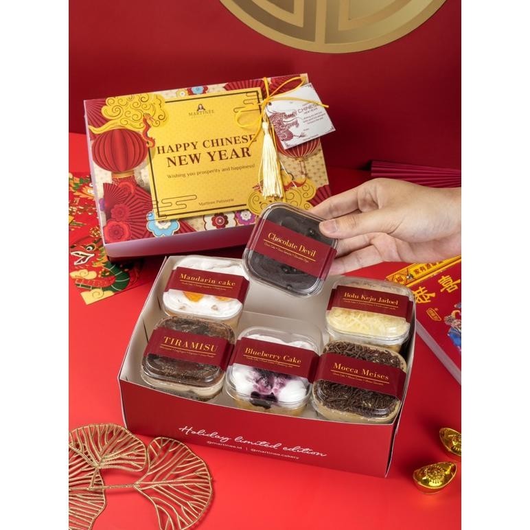 

Bisa Cod Joyful Mini Dessertbox Chinese New Year Imlek Sincia Gift Hampers Hari Raya / Joyful Mini Dessertbox 4In1 Dan 6In1 Hampers Hadiah /Bisa Request Tanggal Kirim Dan Kirim Hari Yang Sama Sale