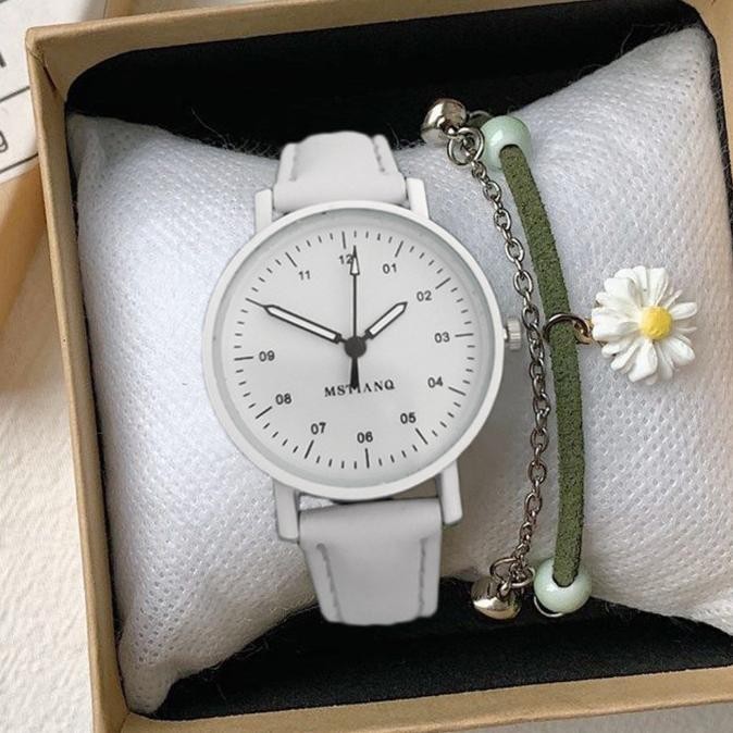 Baru - MSTIANQ Jam Tangan Wanita Simple Digital Retro Wanita import