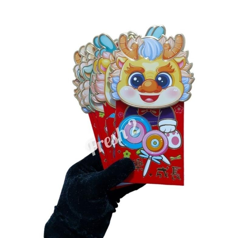 

Flash Sale Angpao Naga Motif Kuping Terbaru / Amplop Imlek Sio Naga Murah