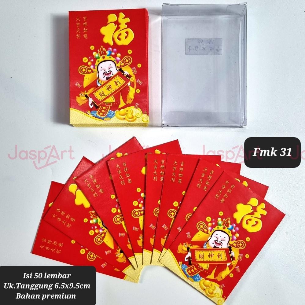 

Promo Akhir Tahun Angpao Imlek Fuk Fu Isi 50 Lembar Fung Pau Hongbao Fuk Kotak Mika Fukmika Ukuran Medium Promo