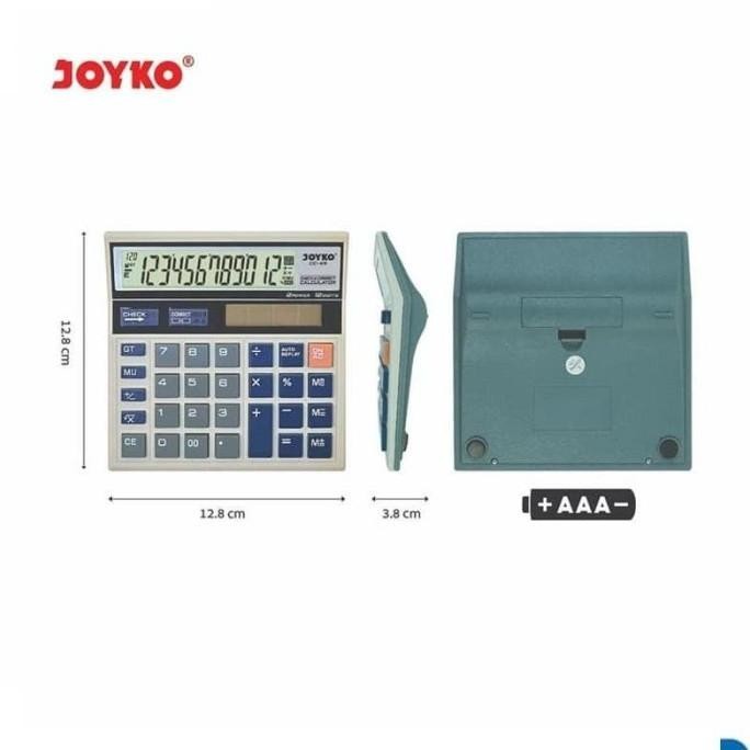 

Hot Sale Joyko CC-45 Calculator Kalkulator [12 Digits]