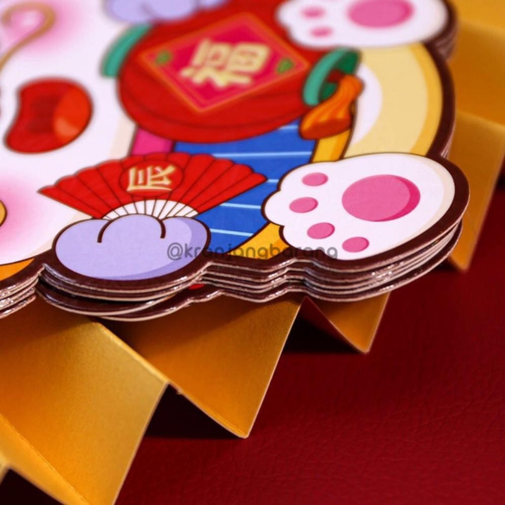 

Termurah Angpao Shio Naga Import / Hongbao Imlek 2024 Naga / Red Pocket 3D / Angpau Universal Dragon Sale