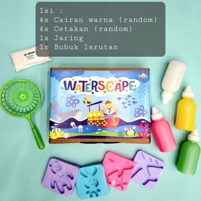 Termurah [Pacopa] Mainan Edukasi Waterscape Mainan Jelly Ajaib Diy Sale