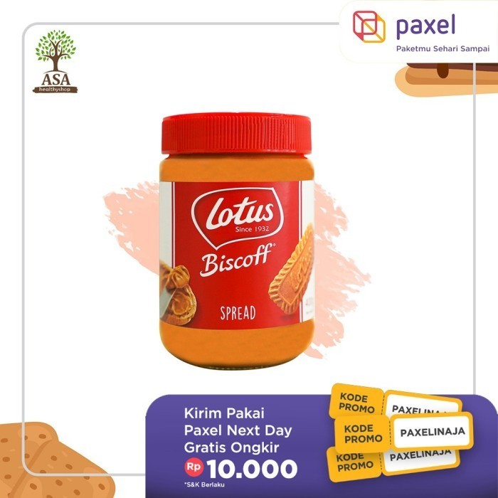 

Ready - Lotus Biscoff Spread 400 Gram - Pengiriman Paxel