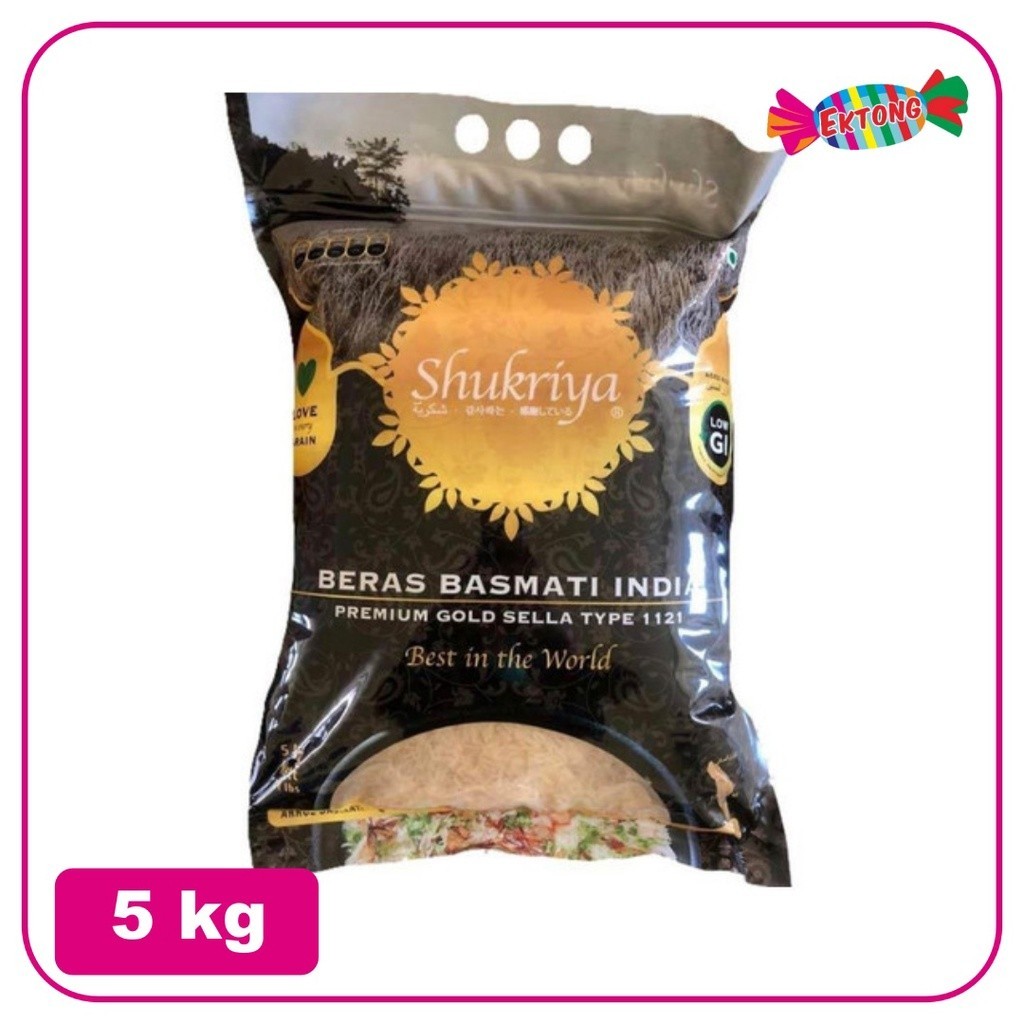 

SHUKRIYA BERAS BASMATI INDIA ( PAING ) 5kg