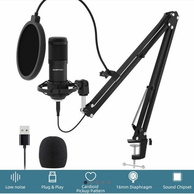 SOUNDTECH ST-800 KIT USB MICROPHONE PLUG&PLAY