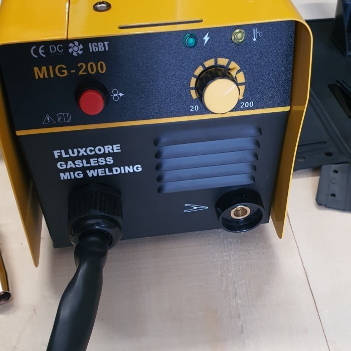 PROMO MESIN LAS MIG 200 GASLESS WELDER SET, WELDING GASLESS MIG 200 SET #ORIGINAL