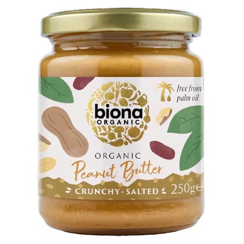 

Biona Organic Peanut Butter Crunchy With Sea Salt 250 g
