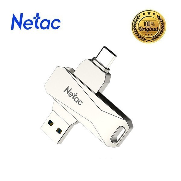 PROMO FLASHDISK NETAC U782C 128GB - USB3.0 USB TYPE-C #ORIGINAL