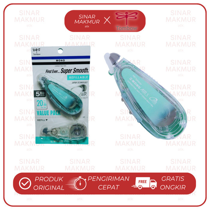 

Correction Tape/Tipex Kertas Tombow Mono Air 5 (SET) -fo3
