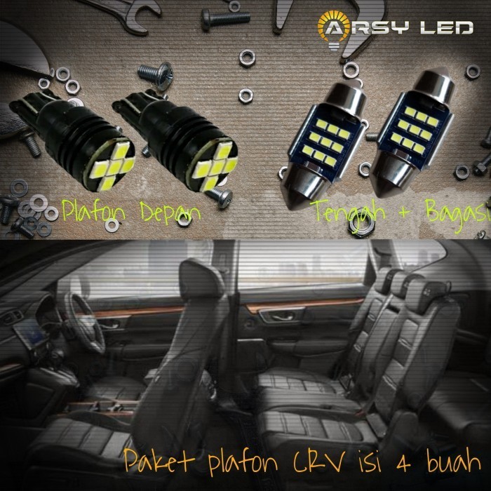 LAMPU PLAFON KABIN LED MOBIL CR-V CRV GEN 4 GEN 5 ISI 4 ULTIMATE