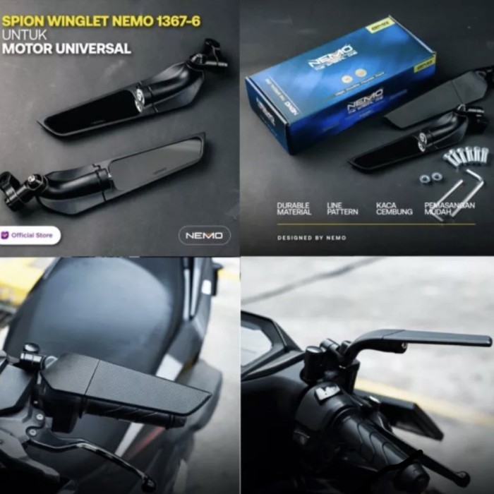 Nemo Spion Winglet Universal Beat Vario 125,150,160 Spion Fairing