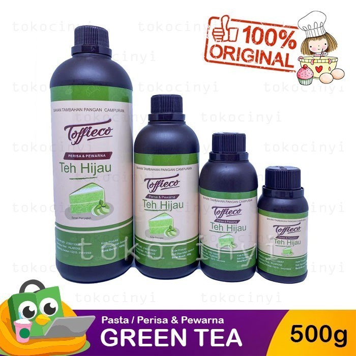 

Toffieco Pasta Perisa & Pewarna - Green Tea / Teh Hijau 500 Gr