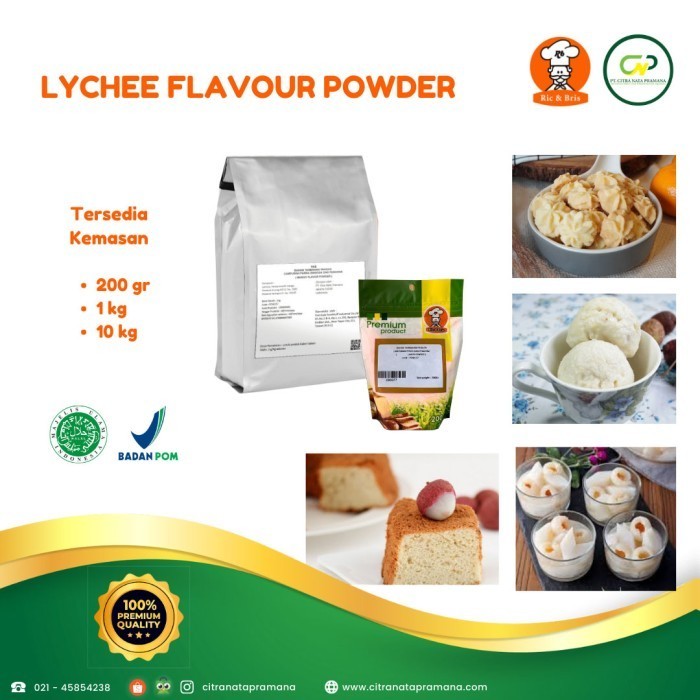 

Lychee Flavour Powder / Perisa Bubuk Leci / Perasa Lychee Flavor