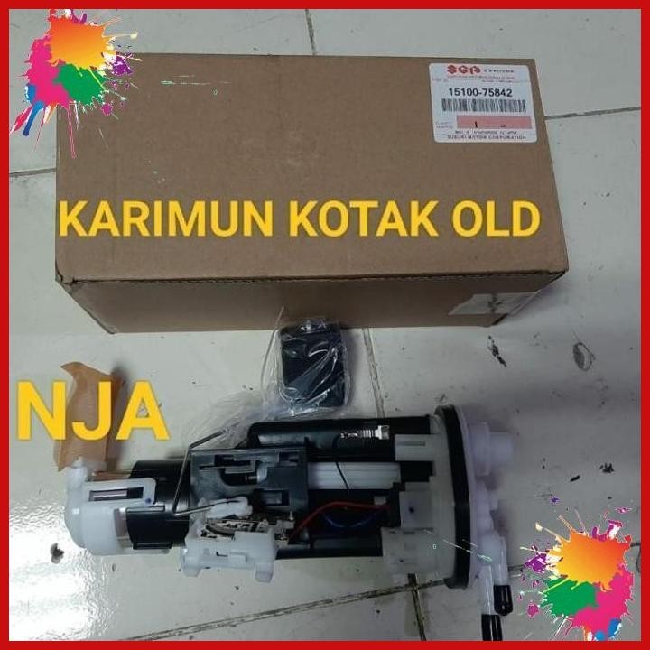 (nja) rotak pompa minyak bensin komplit fuel pump assy karimun kotak old