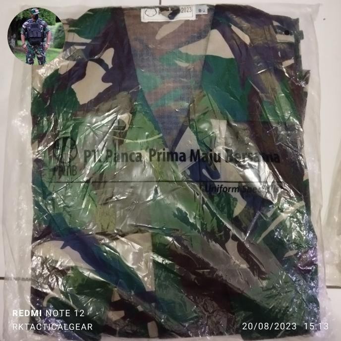 Baju Seragam pdl Loreng tni ad sritex - pembagian PT. Panca Prima
