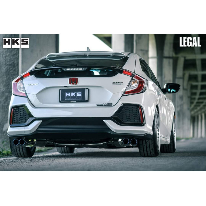 PROMO HKS LEGAL MUFFLER FOR HONDA CIVIC TURBO FK4 (HATCHBACK) 1.5 CVT #ORIGINAL