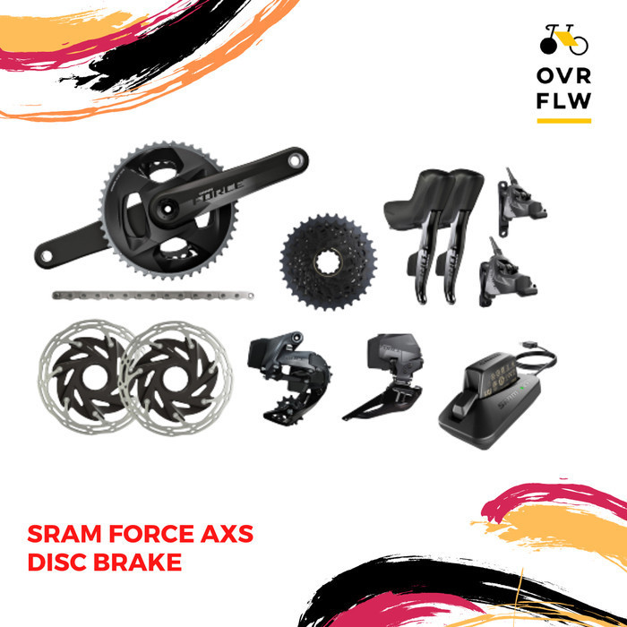 GROUPSET SRAM FORCE AXS DISC BRAKE NON POWER METER