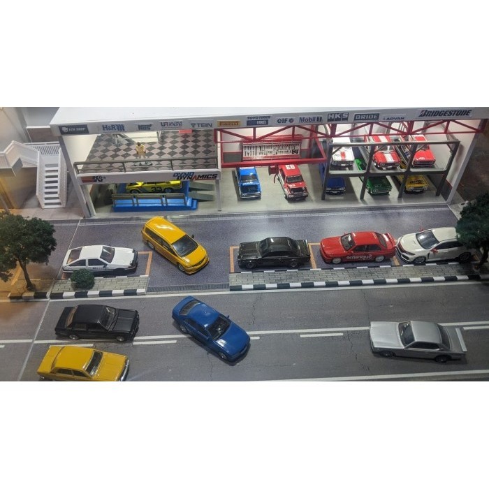 The Garage Diorama Diecast skala 64