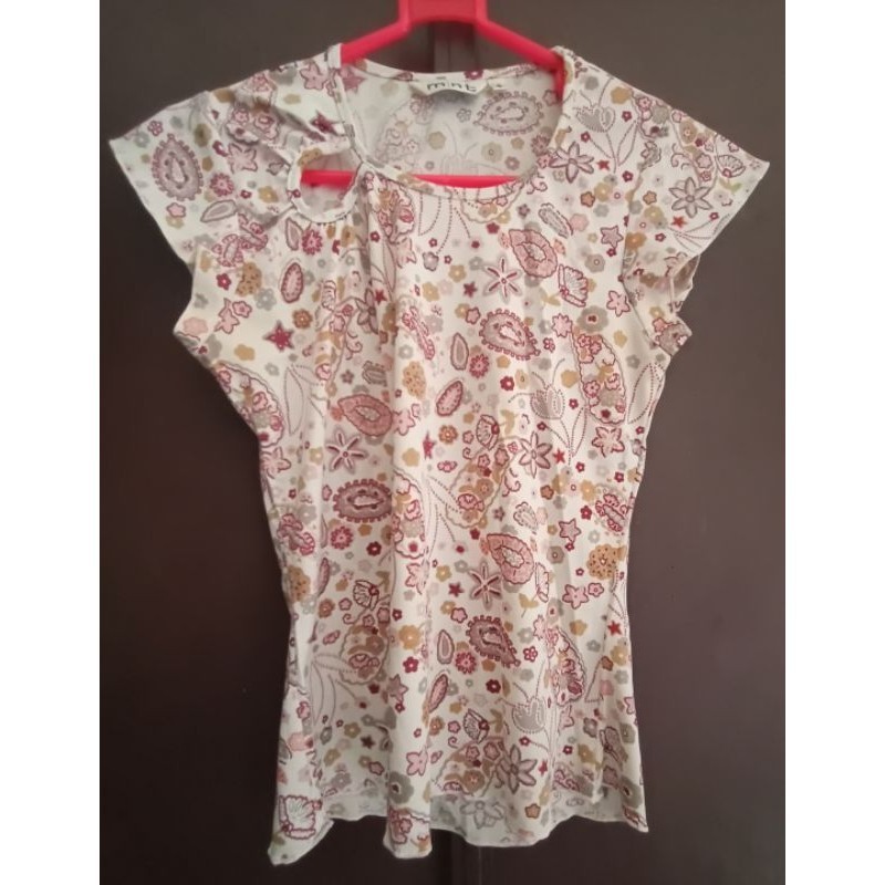 [Second] Branded Atasan Wanita Motif Floral