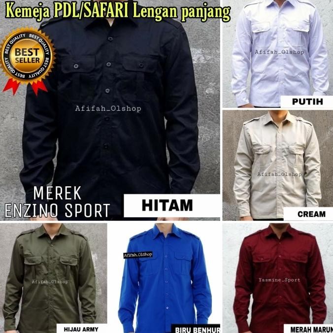 Kemeja seragam security lengan panjang ENZINO SPORT