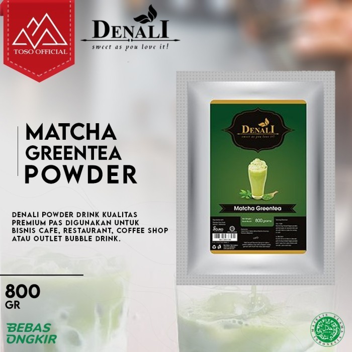 

Denali Frappe Powder Flavoured Greentea Matcha Bubuk Numan