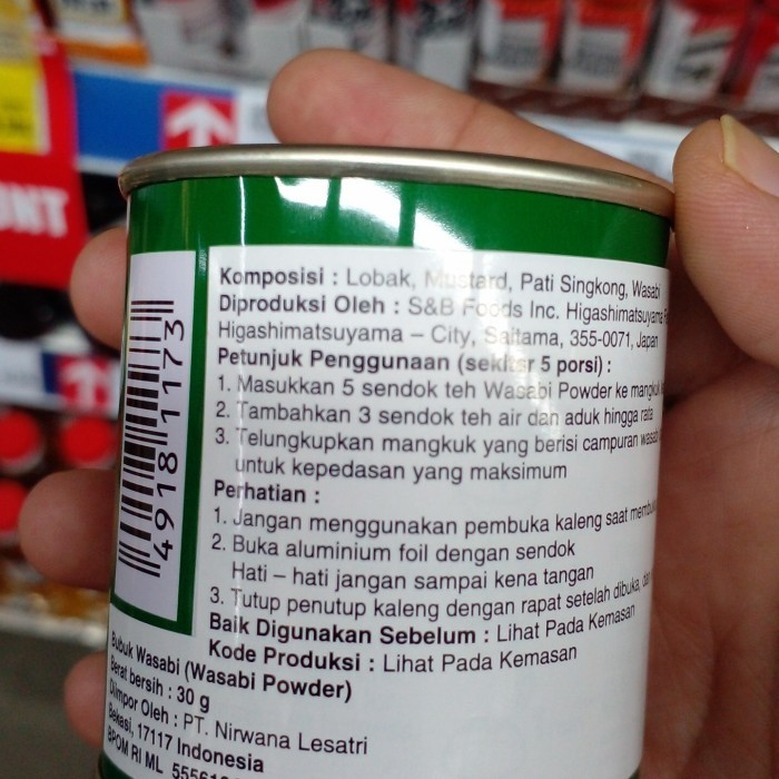 

Wasabi Powder Kemasan Kaleng 30Gram