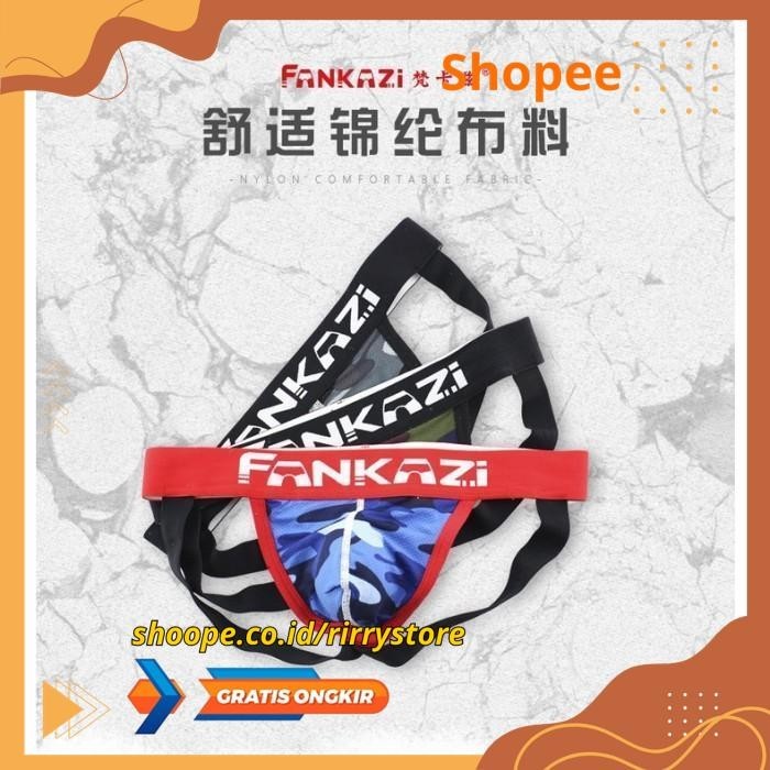 JOCKSTRAP WITH PORCH BAHAN MESH PRIA F6007 MEN JOCKSTRAP   /  G STRING PRIA / JOCKSTRAP SEXY  WITH P