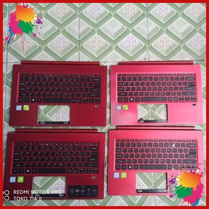 (TOK) ACER SWIFT3 KEYBOARD DAN PALMREST RED CASE