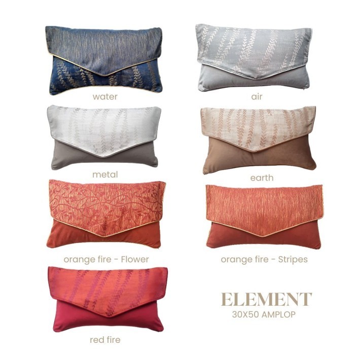 Terlaris Set Sarung Bantal Sofa / Cushion Cover Imlek Kutsurogi Motif Element Promo Terbaru