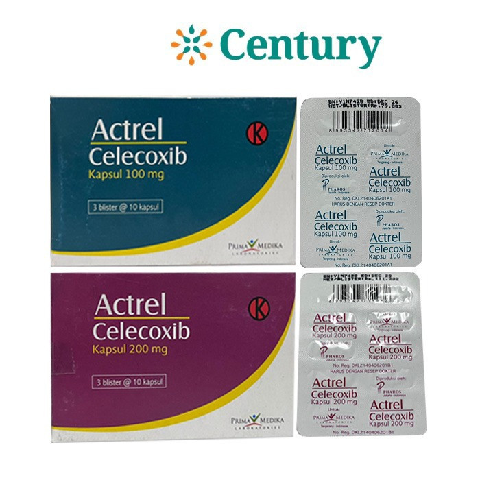 ACTREL 100 MG DAN 2OO MG / CELECOXIB 100 MG / CELECOXIB 200 MG / NYERI AKUT / OSTEOATHRITIS / RHEUMA