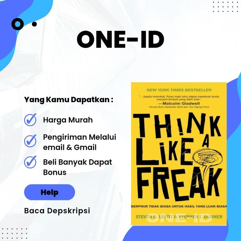 

Think Like a Freak Berpikir Tidak Biasa Untuk Hasil Luar Biasa