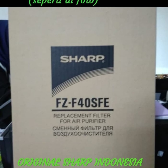 Filter Sharp Hepa Deodorant Fz F40Sfe Termurah