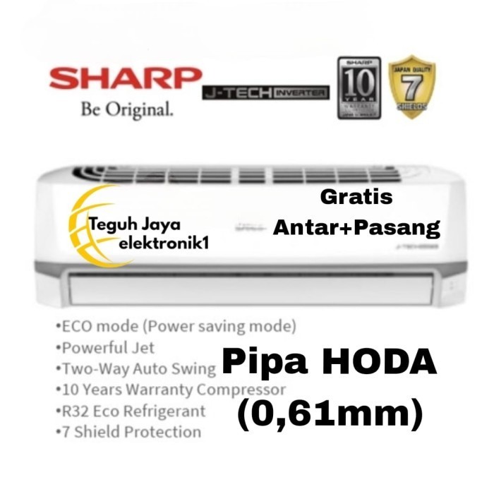 Ac Sharp 1.5Pk Inverter/X13Zy Thailand Termurah
