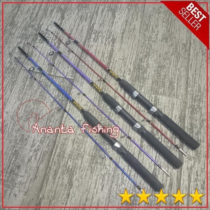 Joran Fiber Next Maximuss Original Gagang Pancing Katrol Ring Bulat
