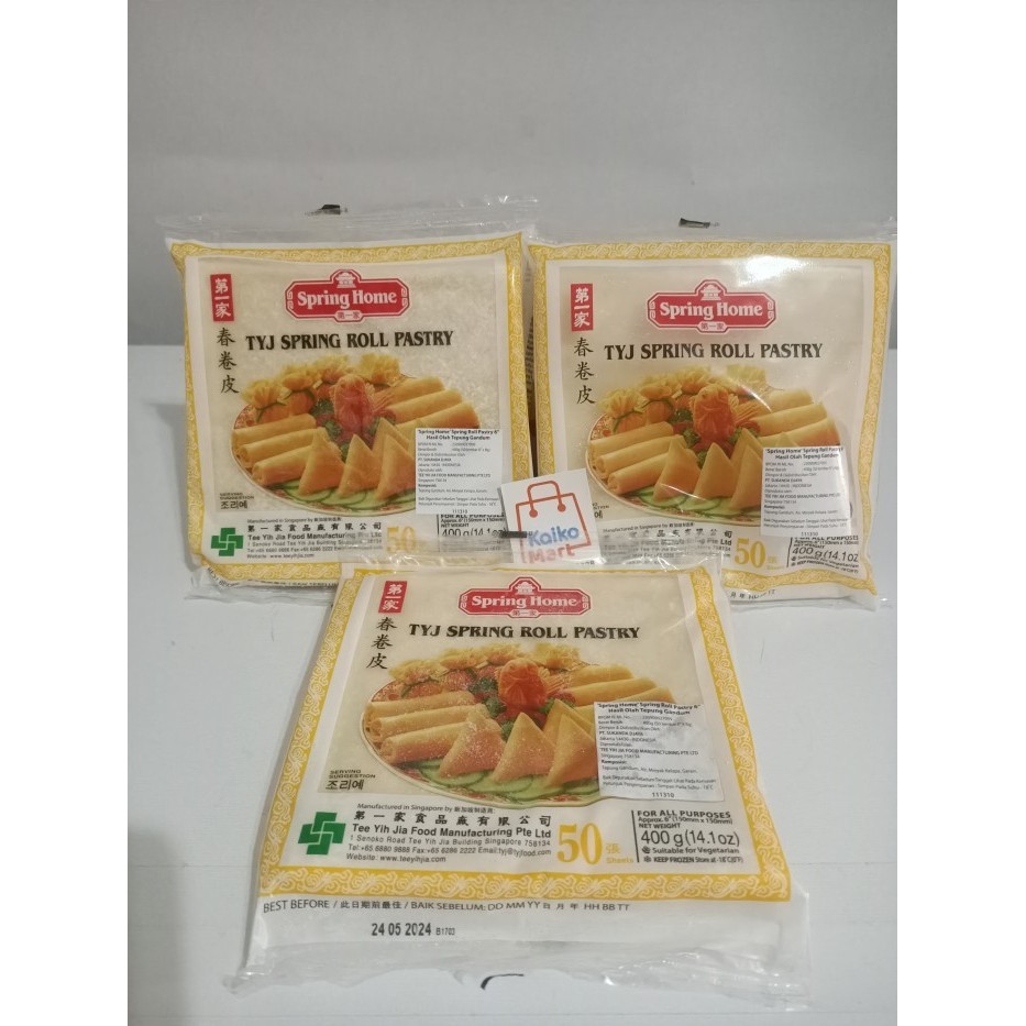 

Terbaru Spring Home Kulit Pangsit 6" 400Gr Promo Terlaris