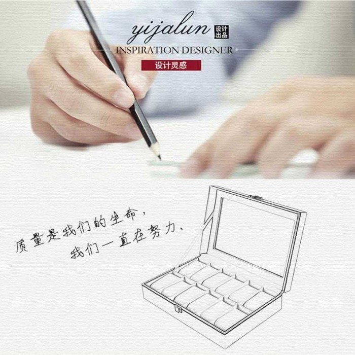 Kotak Jam Tangan Luxury Isi 12