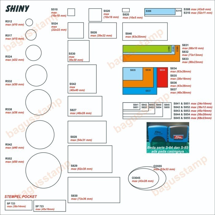 

Stempel Shiny S524 / S-524 Otomatis Self Ink Custom Text ( 22x22 mm ) -fo2