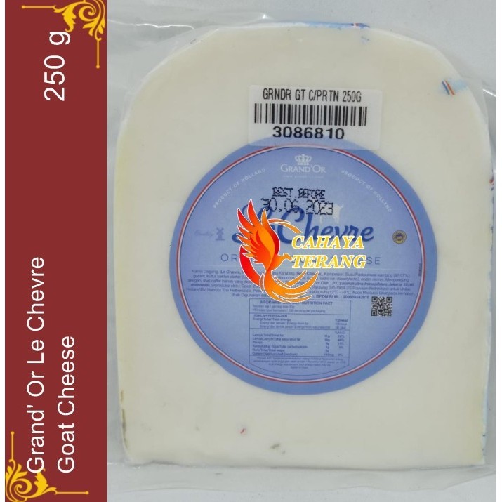 

Goat Cheese 250 gr Grand' Or Le Chevre Keju Kambing -fo1