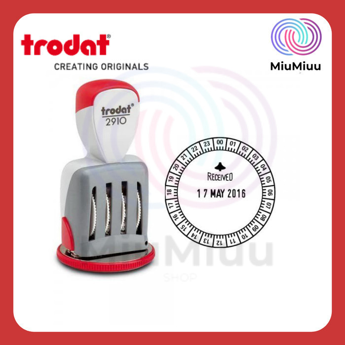 

Stempel Trodat 2910 12 Jam 24 Jam Tanggal Waktu Text