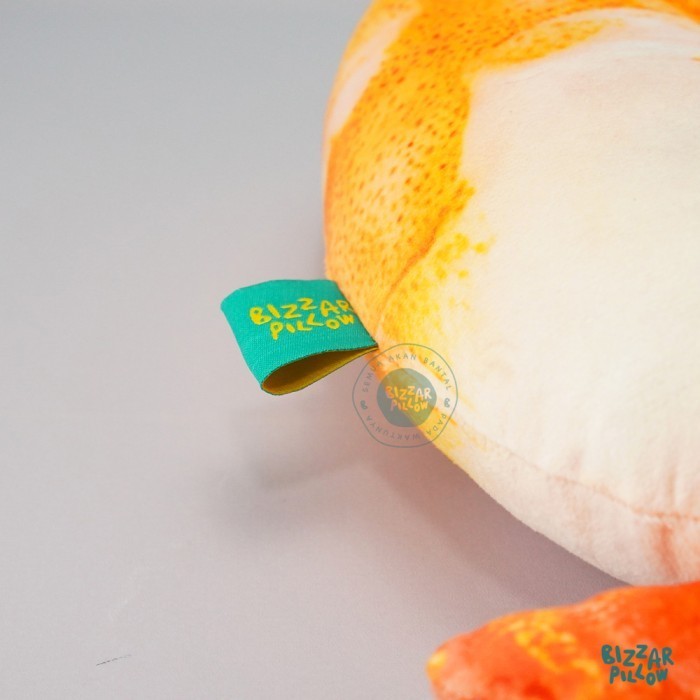 Bantal Leher Travelling Motif Udang