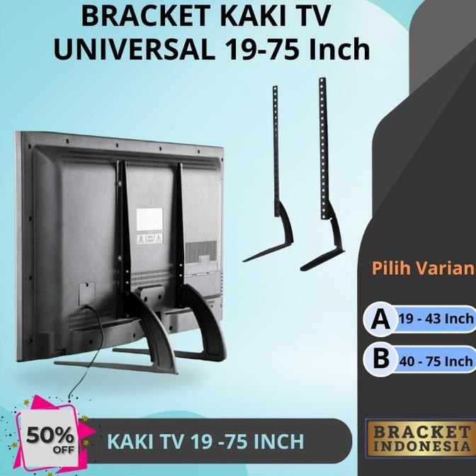 Big Sale Bracket Stand Kaki Tv 75 70 65 60 55 50 43 42 40 32 27 24 19 17 Inch