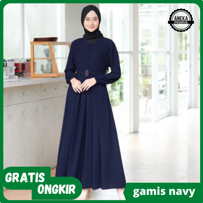 MURAH Promo Baju Gamis Remaja Atasan Wanita Pakaian Muslim Kondangan Wanita