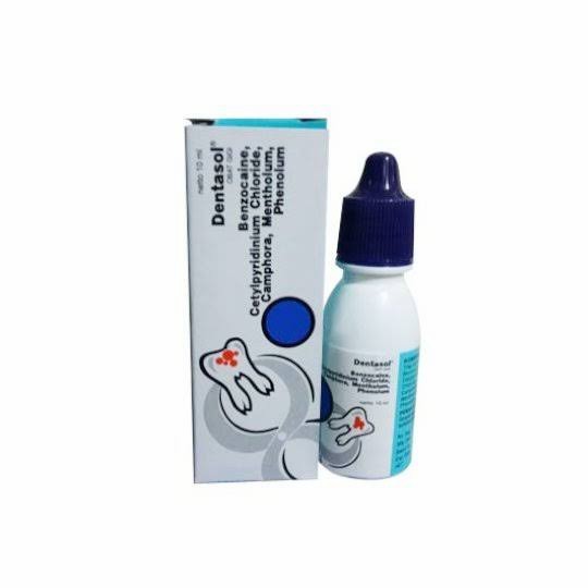 Dentasol 10Ml - Obat Sakit Gigi, Peradangan, Sariawan