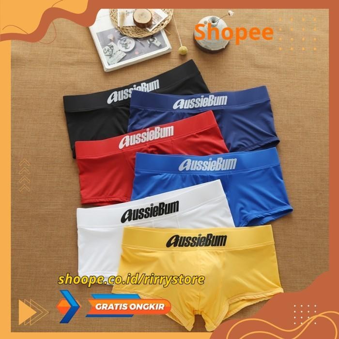 BOXER PRIA AUSSIEBUM        / BX248  BOXER PRIA AUSSIEBUM  PRODUK KUALITAS BERKELAS 